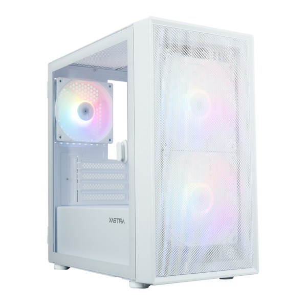 Корпус mATX Б_БП XASTRA A305M 3FRGB White (USB3.0,Audio,TG,белый,Mesh,2х140мм+1х120мм FRGB,CPU Cooler до 160мм, VGA до 285мм)[A305M-2FC14F-1FC12F-D-WH