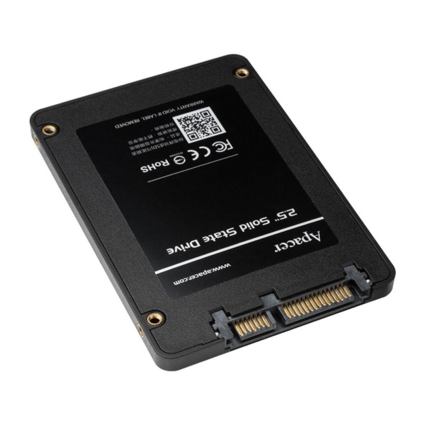 Твердотельный накопитель SSD Apacer AS340X AP480GAS340XC-1 480GB 2.5" Client SATA 6Gb/s, 550/520, IOPS 87/80K, MTBF 1.5M, 3  TLC, 280TBW, 0,53DWPD, RTL {100} (918918)
