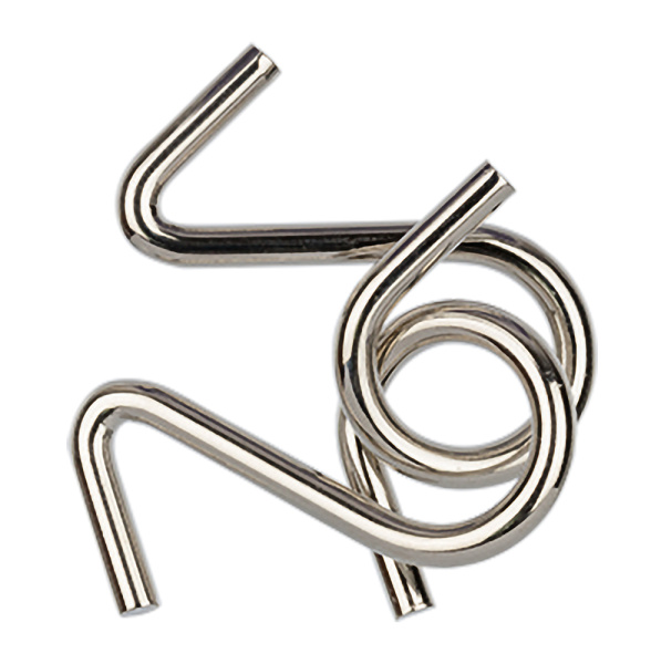 Головоломка металлическая  "DELFBRICK" DLM-14 1 шт "Петельки" 2 элемент.