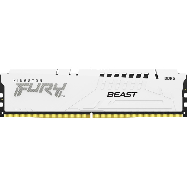 Память оперативная/ Kingston 32GB 5600MT/s DDR5 CL40 DIMM FURY Beast White XMP