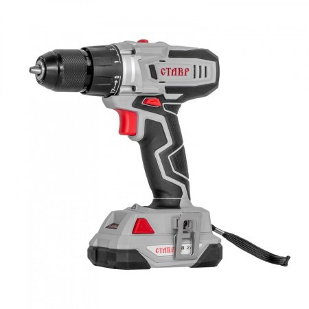 Дрель-шуруповерт Ставр ДА-14,4/2 14,4В; 0-400/0-1500 об/мин, 34/18Нм, 2,0Ач(Li-on)