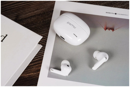 Гарнитура TWS Padmate PaMu S29, Bt5.2, шумоподавление, Белый