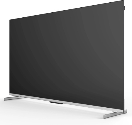 Телевизор QLED Digma Pro 55" Mini LED 55Q Google TV Frameless серебристый 4K Ultra HD 144Hz MEMC DVB-T DVB-T2 DVB-C DVB-S DVB-S2 USB WiFi Smart TV