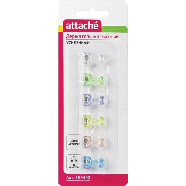 Магнит для досок Attache 6шт. усиленный (169402)