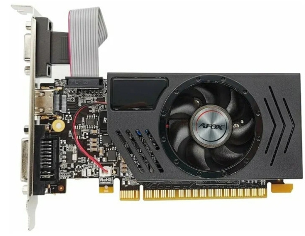 Видеокарта GeForce GT740 Afox 4Гб LP Single Fan GDDR3,128bit,DVI,HDMI,VGA (AF740-4096D3L3) ret