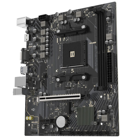 Мат.плата SocAM4 AMD A520 Sapphire A520M-E (mATX,2DDR4,M.2,PCI-E16,PCI-E,HDMI,VGA,PC4800)