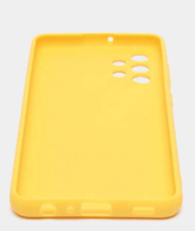 Накладка для Samsung Galaxy A32 Zibelino Soft Matte желтый,защита камеры (ZSM-SAM-A325-CAM-YEL)