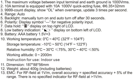 Мультиметр Uni-T UT60BT
