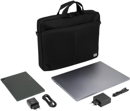 Сумка_для_ноутбука 17" Digma W-210 черный полиэстер (W210BK)