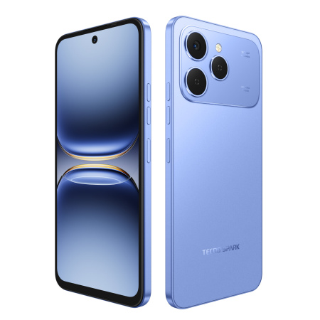 Смартфон Tecno SPARK 40 8Гб 256Гб Mirage Blue 6.67", IPS, 1600*720, 2*2+6*1.7ГГц, 50Мп, 8Мп, 4G, NFC, 5200мАч, And 15