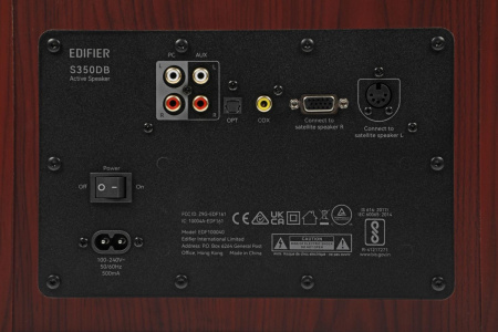 Колонки Edifier S350DB 2.1 коричневый/орех 150Вт BT