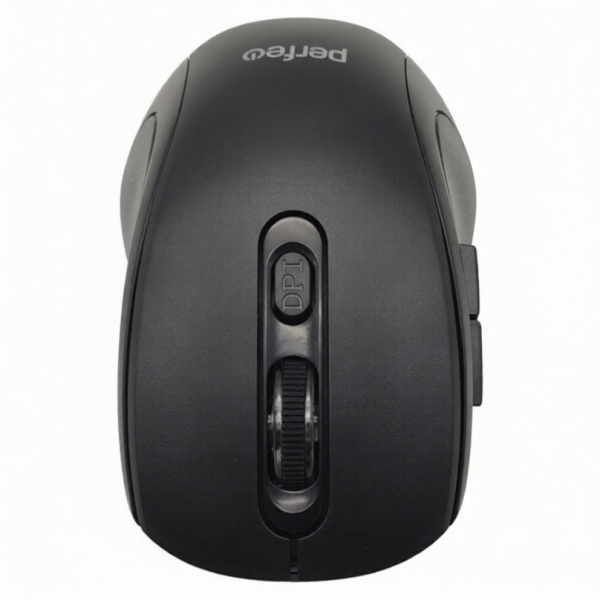 Мышь беспроводная Perfeo TALENT (B3418) оптическая, бесшумная, 6кн., 800-1600dpi, USB черная