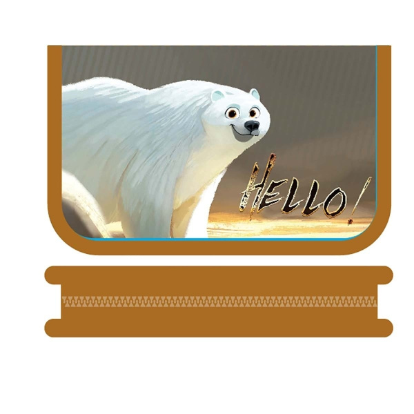 Пенал 1 отделение ПЧЕЛКА "Привет всем" ПО-62