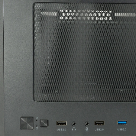 Корпус ATX Б_БП XASTRA A403 4FRGB Black (USB3.0,Audio,TG,черный,Mesh,4х120мм FRGB,CPU Cooler до 160мм, VGA до 285мм)[A403-4FC12F]