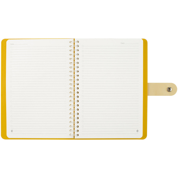 Записная книжка Greenwich Line А5 96л. "Pastel. Yellow" кожзам, Лайт NA5_51410