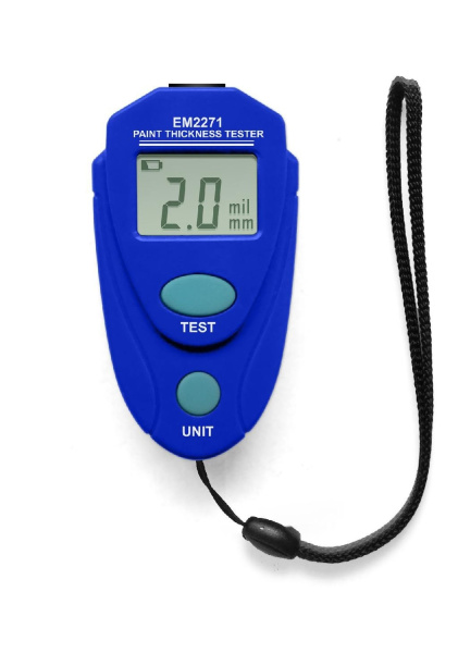 Измеритель толщины S-Line EM-2271, 0..2.0мм(2%±0.1), CR2032