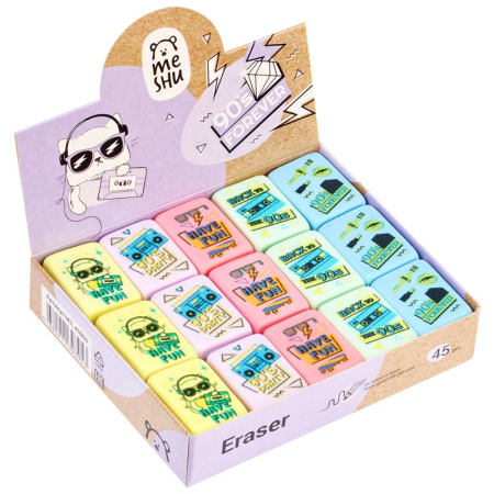 Ластик MESHU "Party", прямоугольный MS_40860