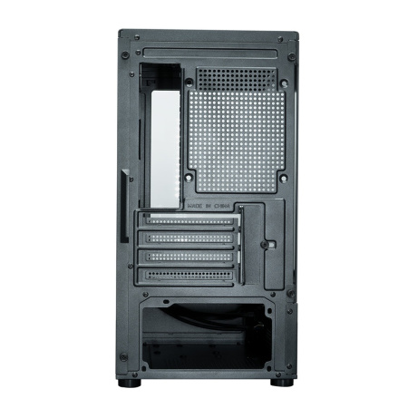 Корпус mATX Б_БП XASTRA Q300M 5ARGB-C6 (USB3.0,Audio,черный,5х120мм ARGB,ARGB+PWM HUB 6port,CPU Cooler до 163мм, VGA до 280мм,"аквариум")