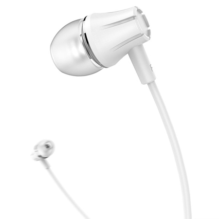 Гарнитура проводная BOROFONE BM21 вставные, кабель 1.2м, белый