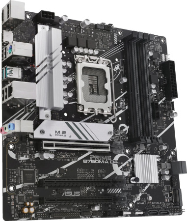 Материнская плата Asus PRIME B760M-A D4-CSM Soc-1700 Intel B760 4xDDR4 mATX AC`97 8ch(7.1) 2.5Gg RAID+HDMI+DP
