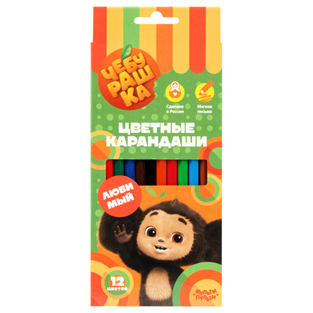 Карандаши 12цв. Мульти-Пульти "Чебурашка" CPЧБ_52996