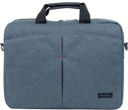 Сумка для ноутбука 15.6" Portcase KCB-162 серый нейлон/полиэстер (KCB-162 GREY)