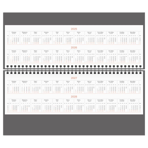 Планинг BG недатир.,56л., "Ariane. Black" Pu_21845