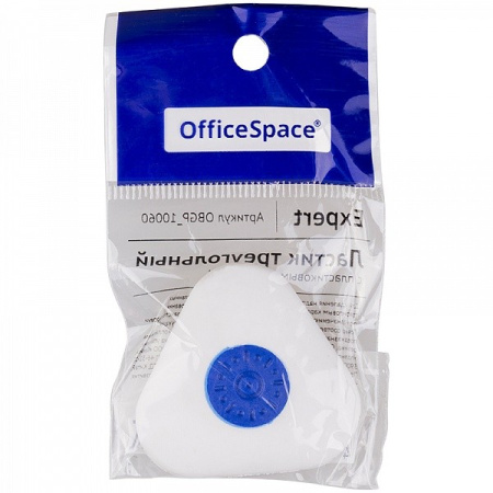 Ластик OfficeSpace "Expert",  треугольный, пласт. держатель (OBGP_10060 /235539)