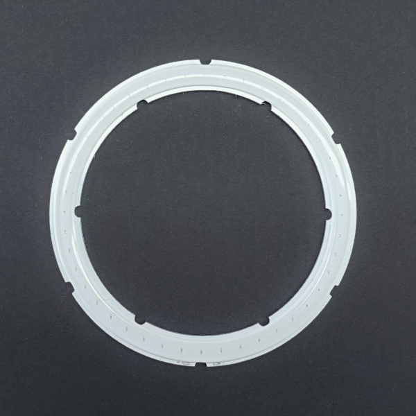 Светодиод COB кольцо  D80d/64мм, DC 12в, 8.5вт, синий, 460,,465нм