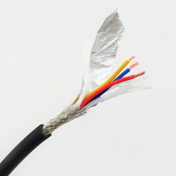 Кабель экранированный TRVVP  3х0.5мм2, метражом, гибкий для ЧПУ