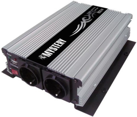 Автоинвертор Mystery MAC-800 800Вт, 12В, крокодилы, порт USB