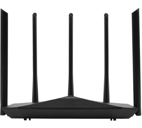 Маршрутизатор Digma DWR-AX1501 AX1500 802.11n/ac/ax 1201+300_Mbps 2.4 /5/6 Ггц 3xLANx1000_Mbps