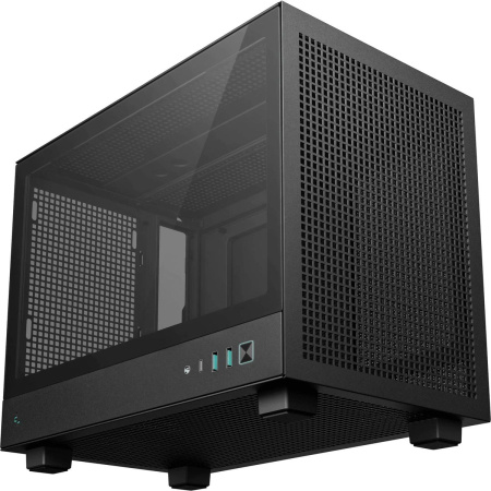 Корпус MINI-ITX Б_БП Deepcool CH160 (2*USB3.0,Type-C,Audio,TG,черный,ручка)