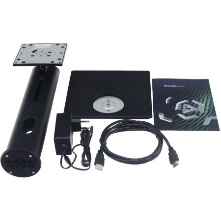 Монитор 23.8" Raskat I24F10DAP 23.8" (IPS, 1920-1080, VGA+HDMI+DP, 5ms, 178°/178°, 1000:1, 100Hz, Pivot, Black)