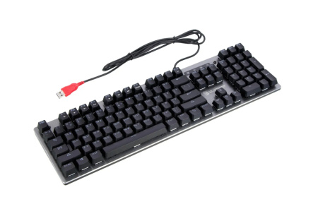 Игровая клавиатура USB A4Tech Bloody B765 механическая, Grey/Neon