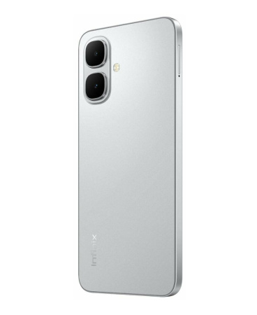 Смартфон INFINIX Smart 10 4Гб 128Гб Titanium Silver 6.67", IPS, 1600*720, 2*1.8+6*1.6ГГц, 8Мп, 8Мп, 4G, NFC, 5000мАч, And 15 Go