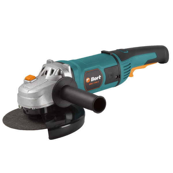 Угловая шлифмашина Bort BWS-1700-S 1700Вт, 8000 об/мин, диск 150мм, посадка 22мм, М14