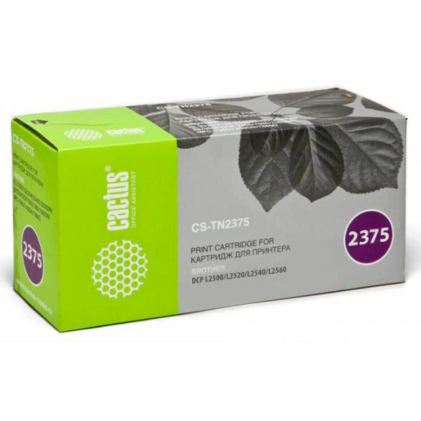 Картридж_лазерный Cactus CS-TN2375 (TN-2375) для Brother DCP L2500/L2520/L2540/L2560 черный (2600стр)