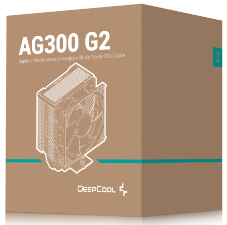 Кулер S1700/1851/AMx Deepcool AG300 G2 (160W/92mm/500-3050rpm/Al/PWM)