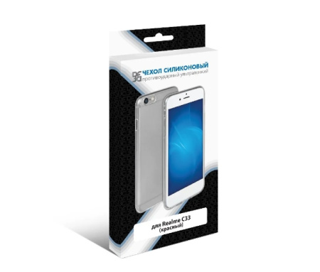 Чехол силиконовый для Realme C33 DF rmCase-24 (red)