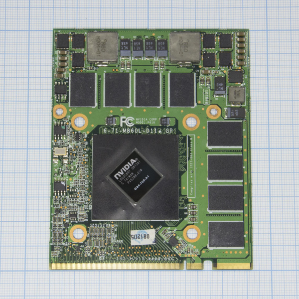 Видеокарта для ноутбука GeForce GF9800M 512Mb (G94-700-A1) M86TU NB9E-GT V1.0 MXM HE