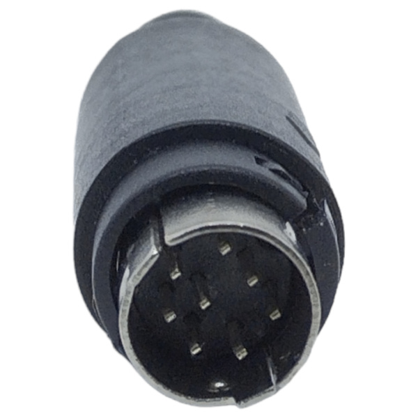 Разъем mini DIN8M, штекер, на кабель