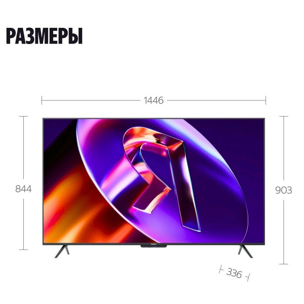 65" Телевизор Q-LED Яндекс ТВ Станция Про MiniLED (YNDX-00104)