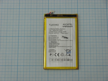 АКБ (аккумулятор) Alcatel TLp034B2 (OT-7050Y/8020/Pop S9 / Hero ) 3,8V 3400mAh
