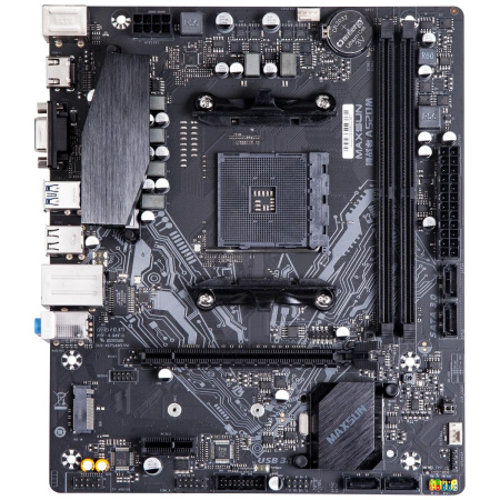 Материнская плата Maxsun MS-Challenger A520M A520, AM4, 2xDDR4, 1*PCIEx16, 1*PCIEx1, 1*M.2, 4*USB3.2Gen1, 6*USB2.0, 3*SATA3.0, 1G, VGA, HDMI, M-ATX, RTL