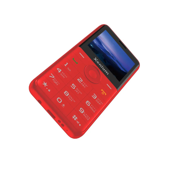 Сотовый Xenium X700 Red 2sim/2.31"/320*240/32Mb/microSD/0.3Мп/Bt/1700мАч/моноблок