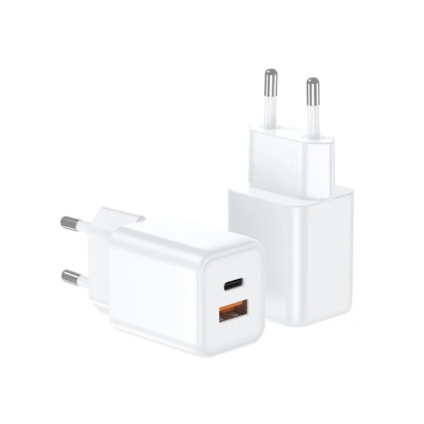 Зарядное_устройство - TypeC+USB 33W PD TFN белый (TFN-WC-33W-3116-WH)