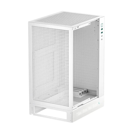Корпус MINI-ITX Б_БП Deepcool CH170 DIGITAL WH (2*USB3.0,Type-C,Audio,TG,белый)