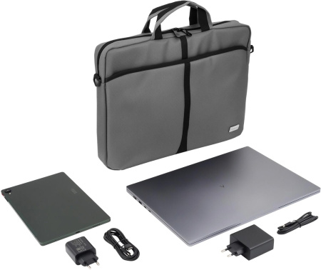 Сумка для ноутбука 17.3" Digma W-210 серый/черный полиэстер (W210GBK)