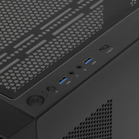 Корпус Chieftec Night Hunter черный без БП E-ATX 11x120mm 3x140mm 1xUSB3.1 audio bott PSU